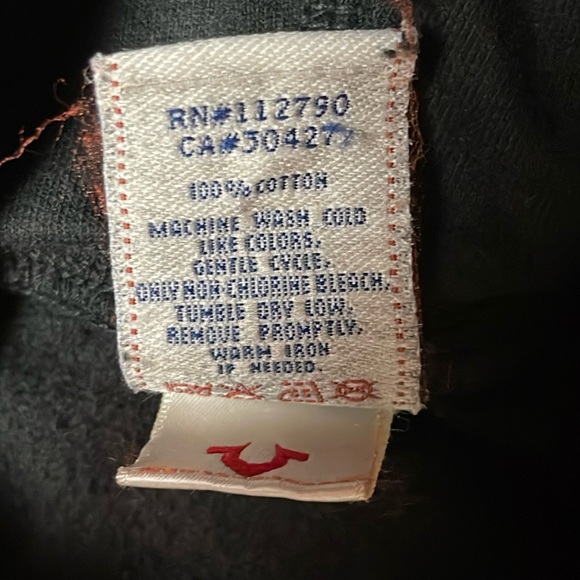 True Religion Hooded Sweatshirt Youth Extra Small - Picture 8 of 12